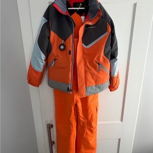 Obermeyer kids ski coat and bibs